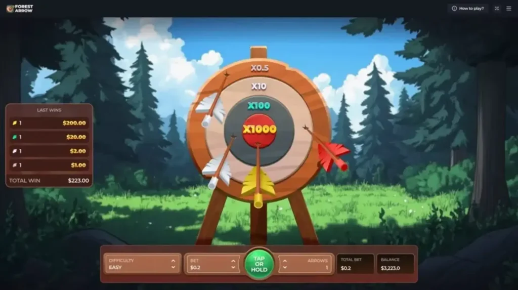 Forest Arrow gra kasynowa