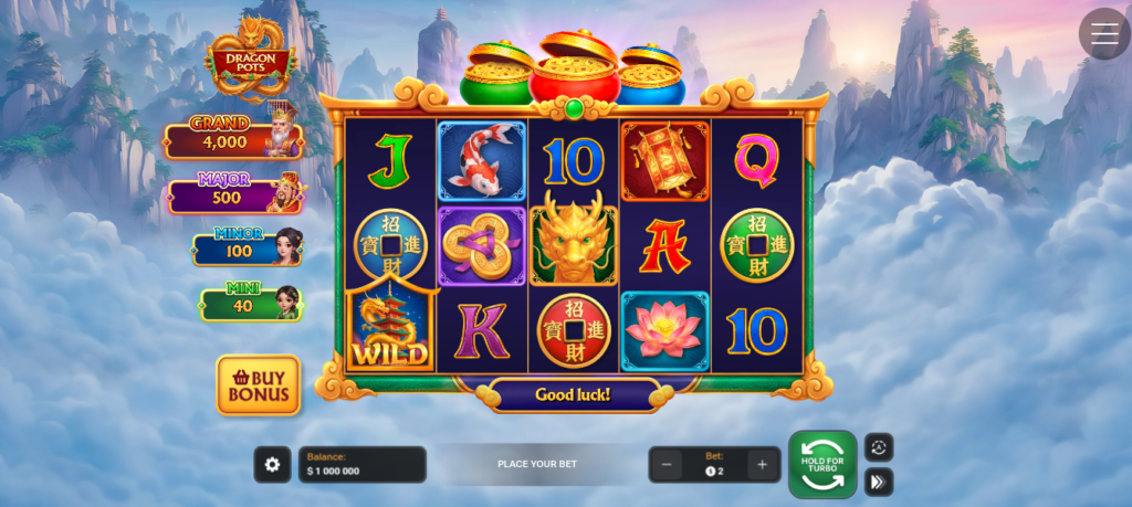 Dragon pots inout game