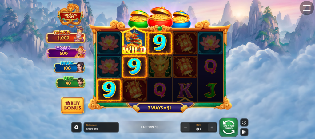 Dragon pots inout game