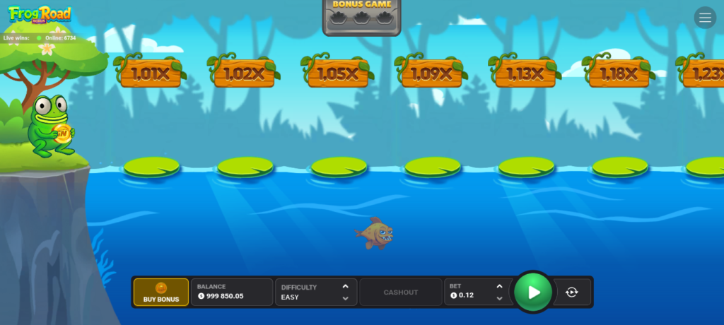 Frog Road inout game
