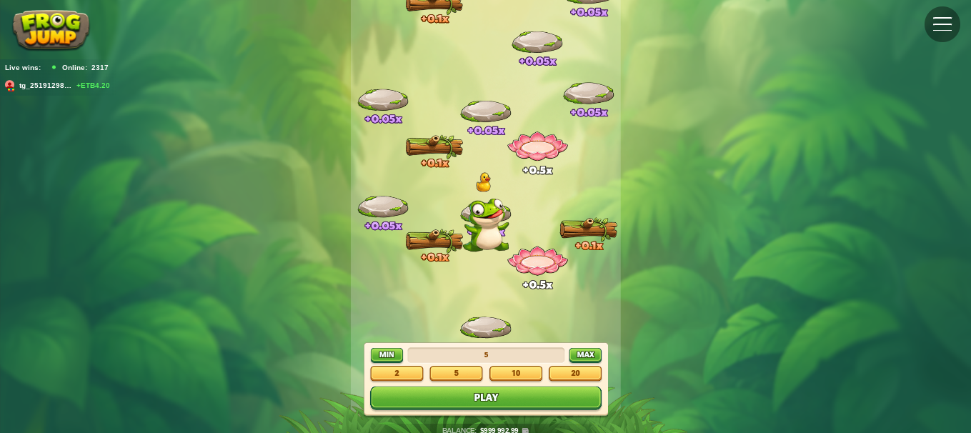Frog jump - demo gry InOut Games: czy warto zagrać i co oferuje?