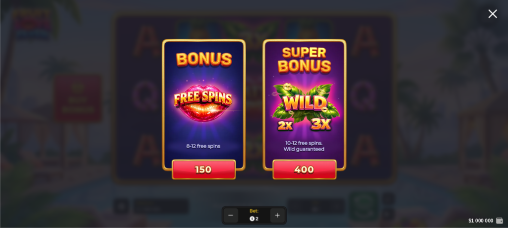 Fruit love fever inout game