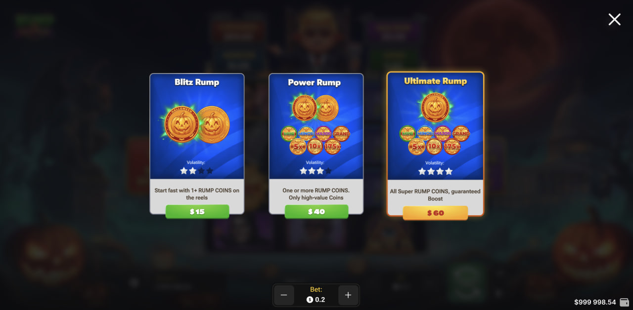 Rump And Halloween kasyno bonus hazard kod promocyjny – trzy karty Buy Bonus na komputerze